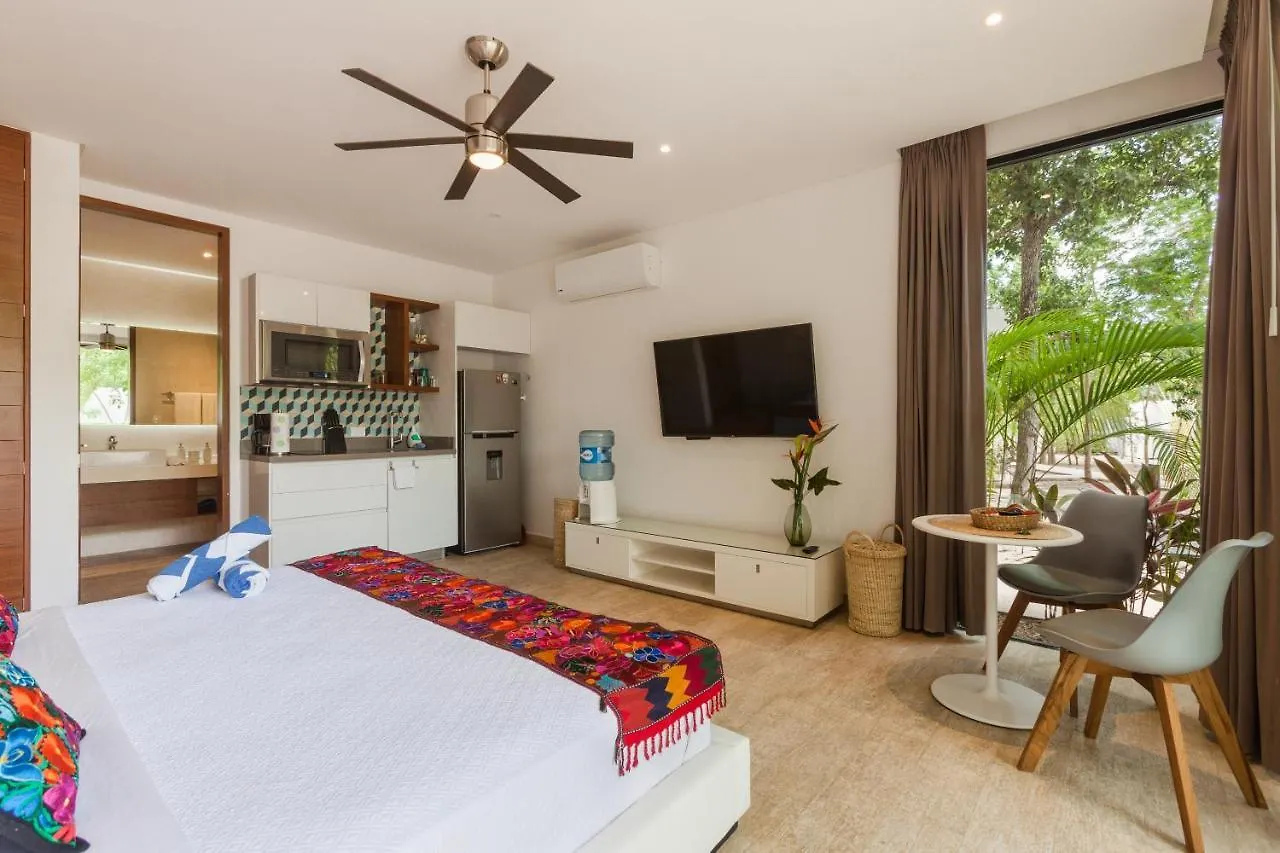 Mexican Style Studio With Free Spa & Gym Access Tulum